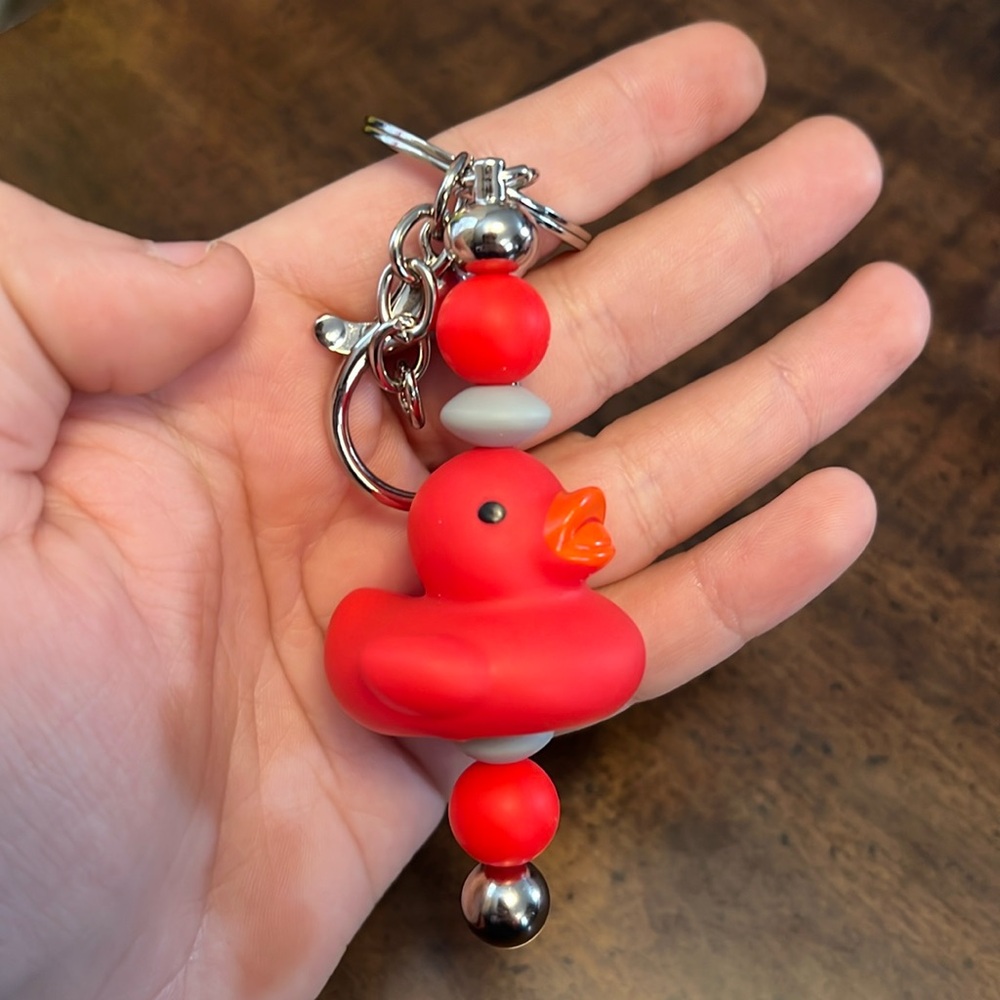 Handmade Duck Keychain
